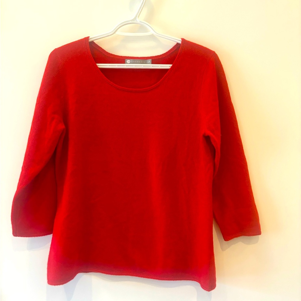 Cashmere Red Sweater